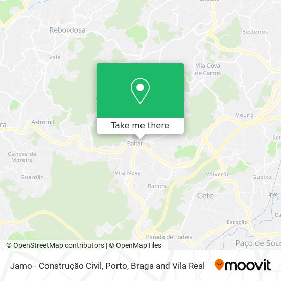 Jamo - Construção Civil mapa