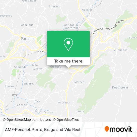 AMF-Penafiel map