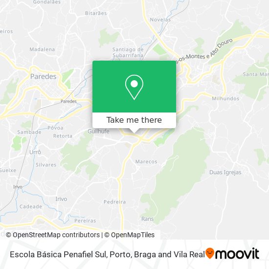 Escola Básica Penafiel Sul map