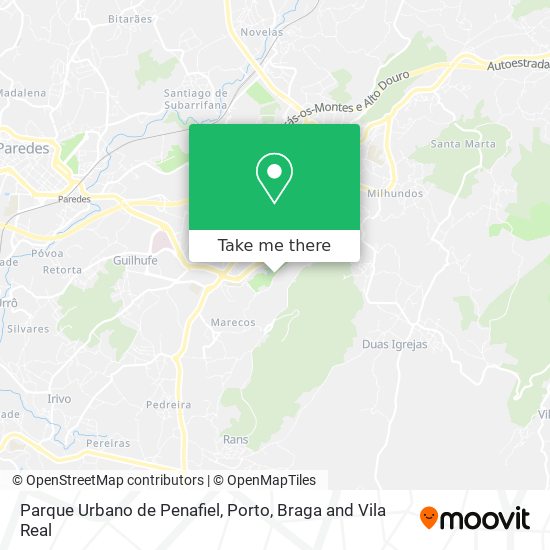 Parque Urbano de Penafiel map