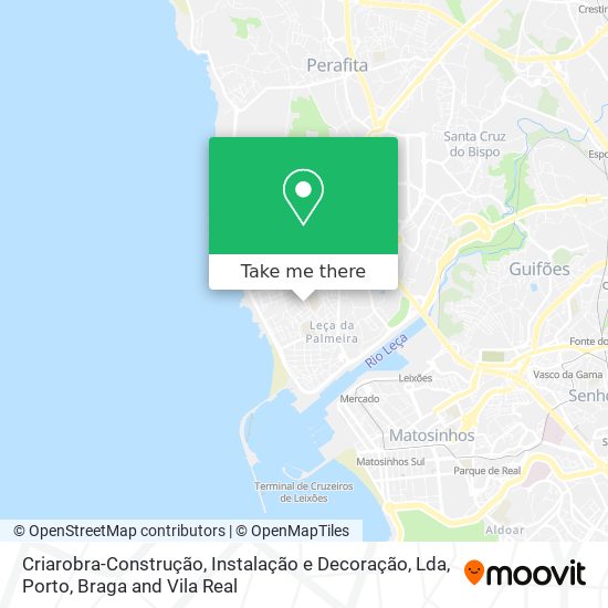 Criarobra-Construção, Instalação e Decoração, Lda map