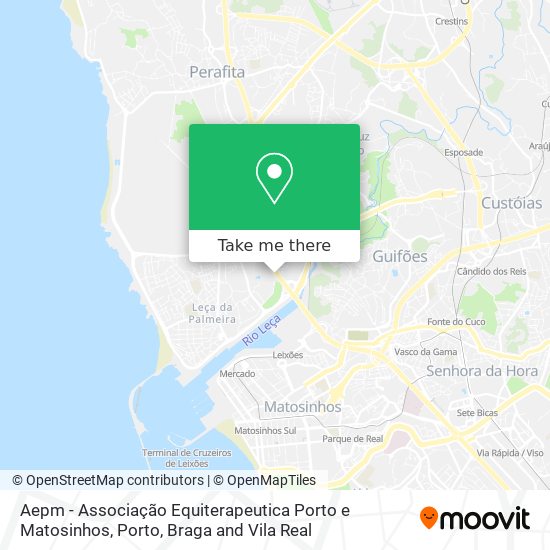 Aepm - Associação Equiterapeutica Porto e Matosinhos map