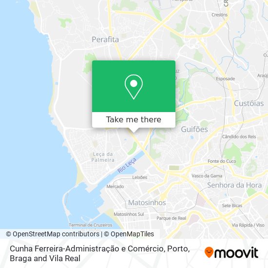 Cunha Ferreira-Administração e Comércio map