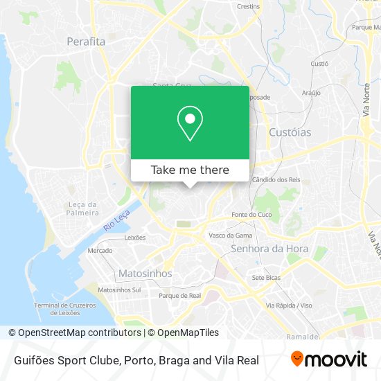 Guifões Sport Clube map