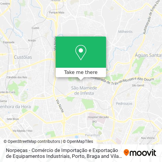 Norpeças - Comércio de Importação e Exportação de Equipamentos Industriais mapa