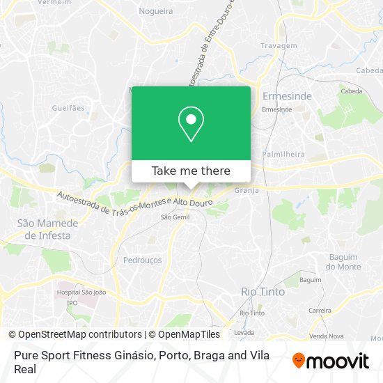 Pure Sport Fitness Ginásio map