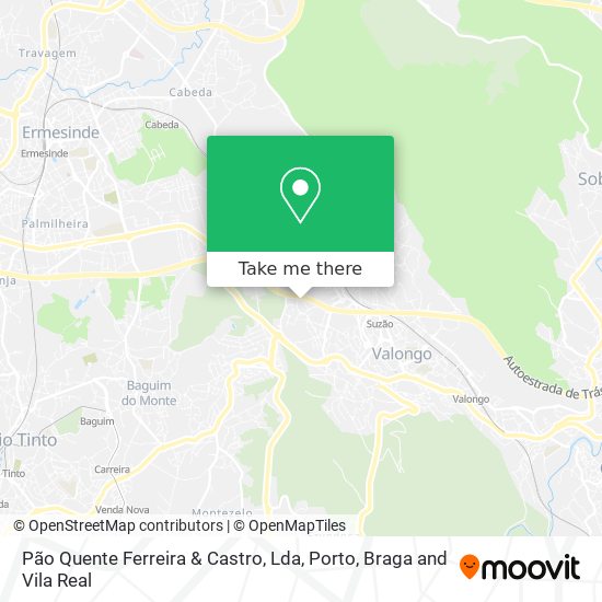 Pão Quente Ferreira & Castro, Lda mapa