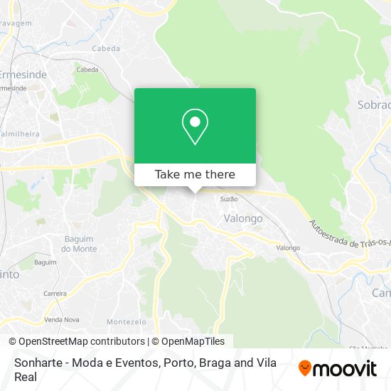 Sonharte - Moda e Eventos mapa