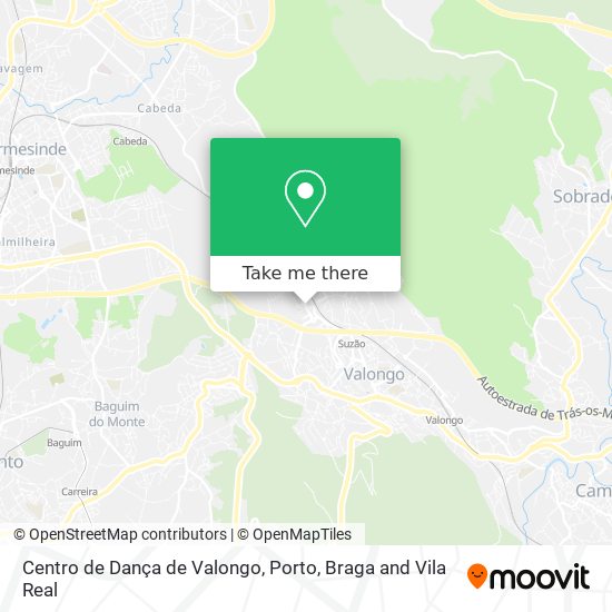 Centro de Dança de Valongo map