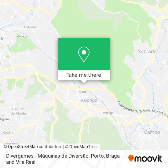 Divergames - Máquinas de Diversão mapa