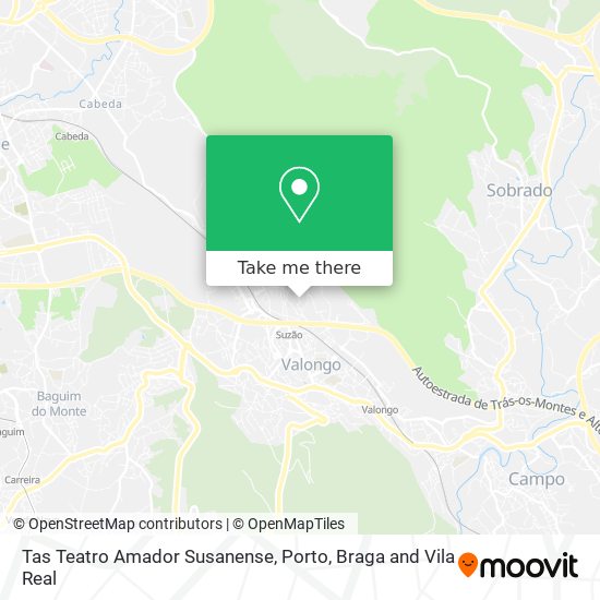 Tas Teatro Amador Susanense mapa