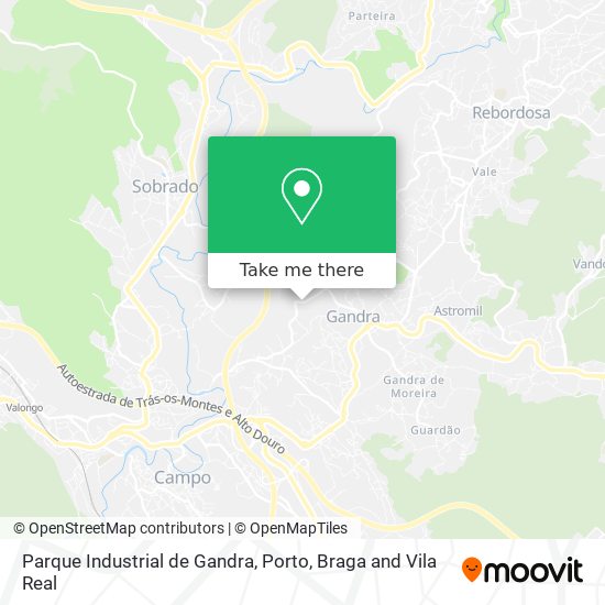 Parque Industrial de Gandra map