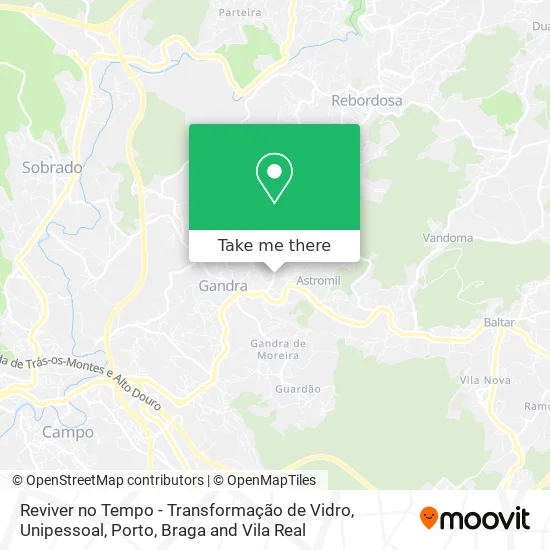 Reviver no Tempo - Transformação de Vidro, Unipessoal map