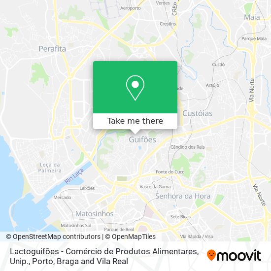 Lactoguifões - Comércio de Produtos Alimentares, Unip. map