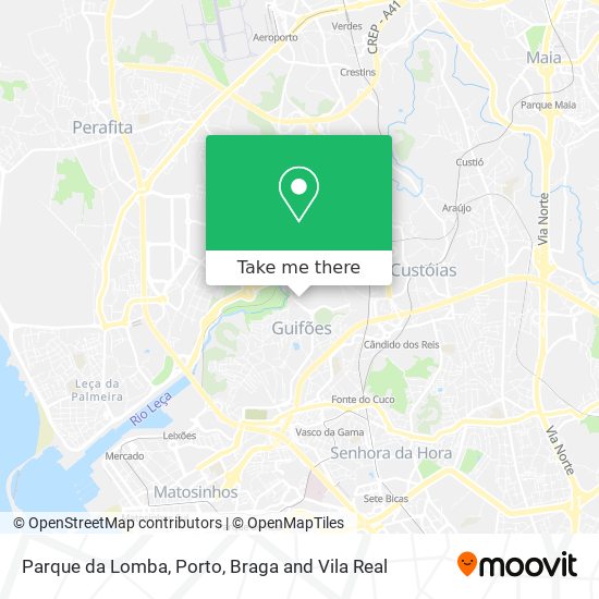 Parque da Lomba map