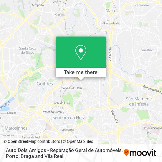 Auto Dois Amigos - Reparação Geral de Automóveis mapa