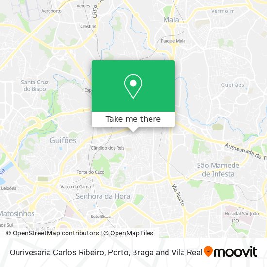 Ourivesaria Carlos Ribeiro mapa