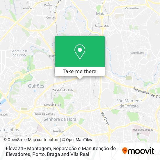 Eleva24 - Montagem, Reparação e Manutenção de Elevadores map