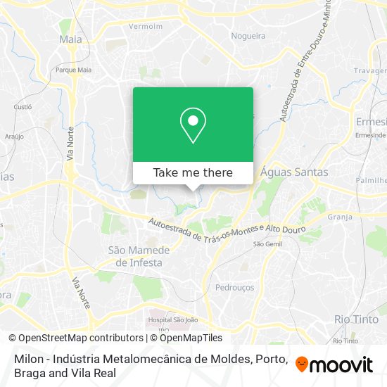 Milon - Indústria Metalomecânica de Moldes map