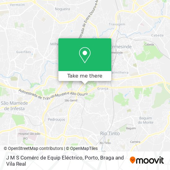 J M S Comérc de Equip Eléctrico mapa