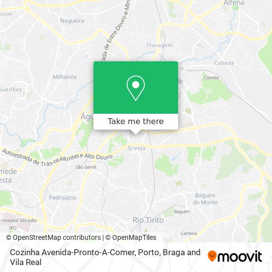 Cozinha Avenida-Pronto-A-Comer map