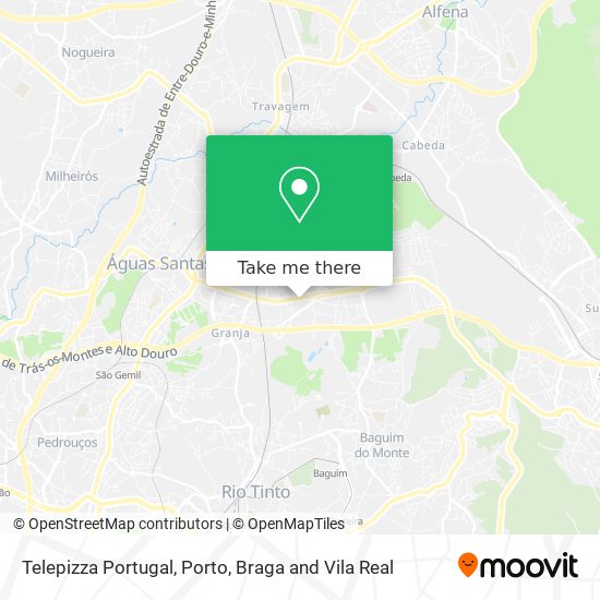 Telepizza Portugal map