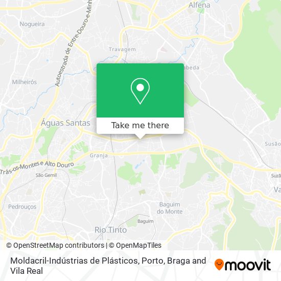 Moldacril-Indústrias de Plásticos map