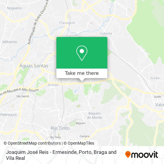 Joaquim José Reis - Ermesinde map