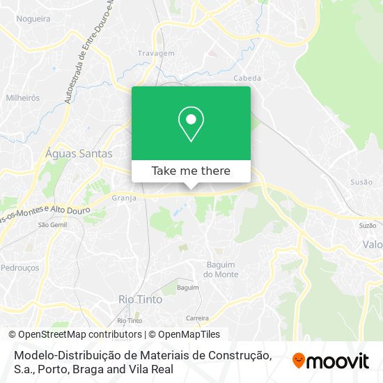 Modelo-Distribuição de Materiais de Construção, S.a. map