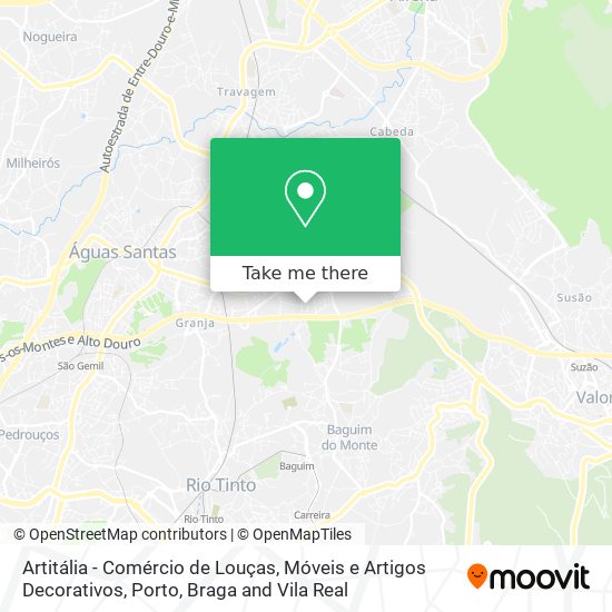 Artitália - Comércio de Louças, Móveis e Artigos Decorativos map