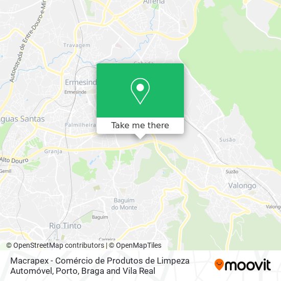 Macrapex - Comércio de Produtos de Limpeza Automóvel map