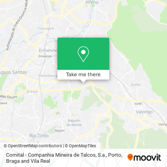 Comital - Companhia Mineira de Talcos, S.a. map