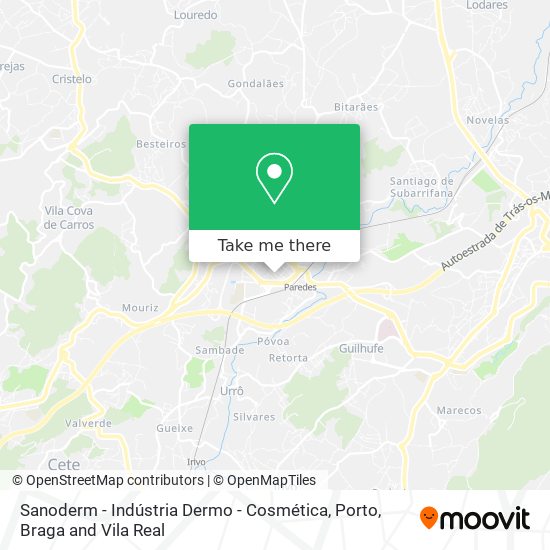 Sanoderm - Indústria Dermo - Cosmética mapa