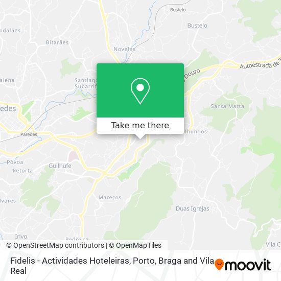 Fidelis - Actividades Hoteleiras map