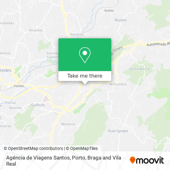 Agência de Viagens Santos map