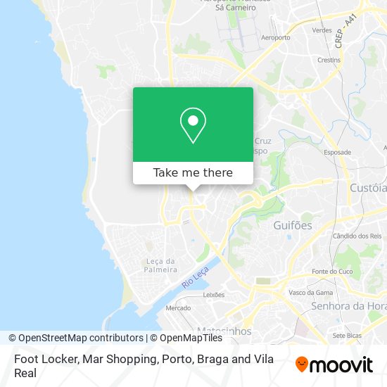 Foot Locker, Mar Shopping map