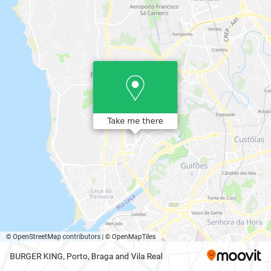 BURGER KING mapa