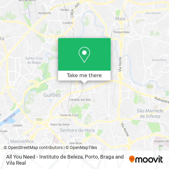 All You Need - Instituto de Beleza map