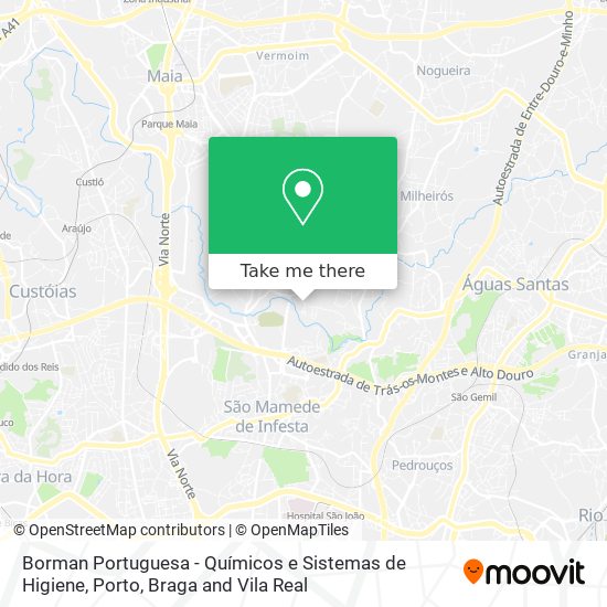 Borman Portuguesa - Químicos e Sistemas de Higiene map