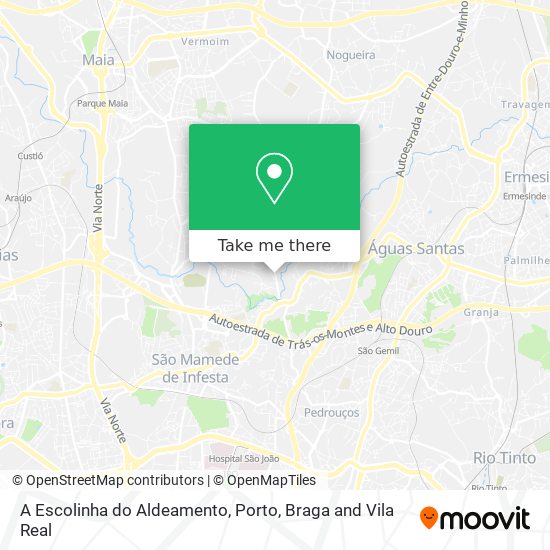 A Escolinha do Aldeamento map