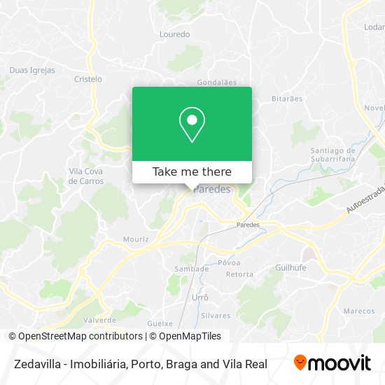 Zedavilla - Imobiliária map