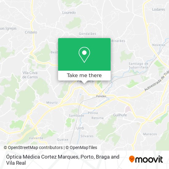Óptica Médica Cortez Marques map