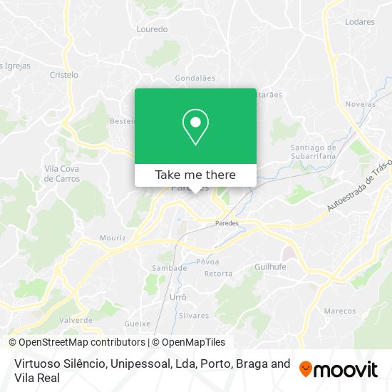 Virtuoso Silêncio, Unipessoal, Lda mapa