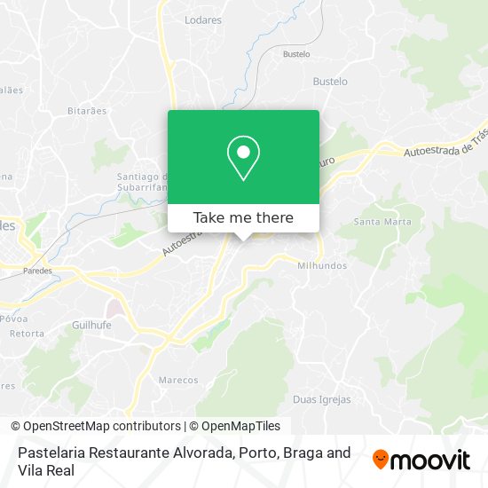 Pastelaria Restaurante Alvorada map