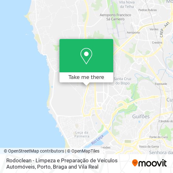 Rodoclean - Limpeza e Preparação de Veículos Automóveis map