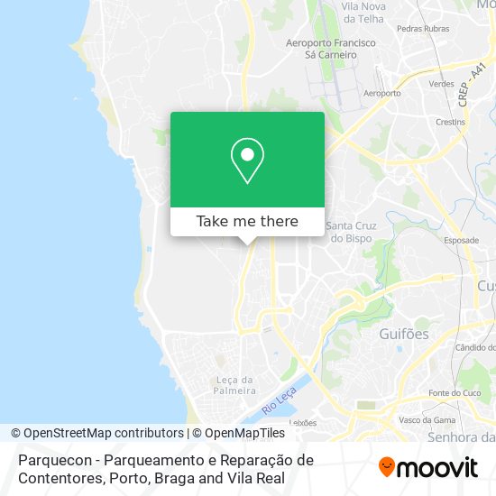 Parquecon - Parqueamento e Reparação de Contentores map