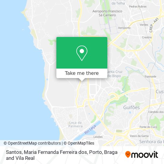 Santos, Maria Fernanda Ferreira dos map