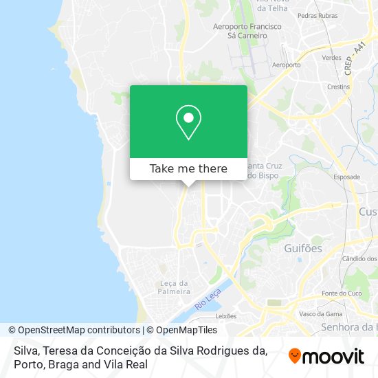 Silva, Teresa da Conceição da Silva Rodrigues da mapa