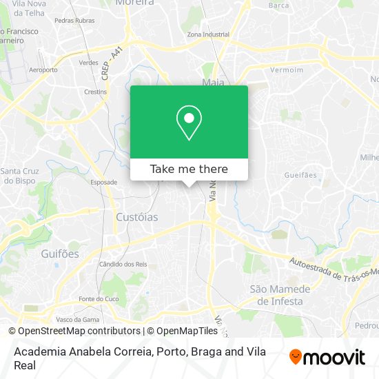 Academia Anabela Correia mapa