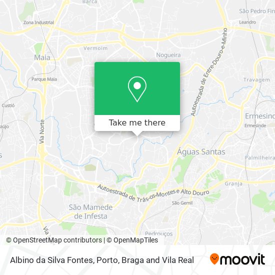 Albino da Silva Fontes map
